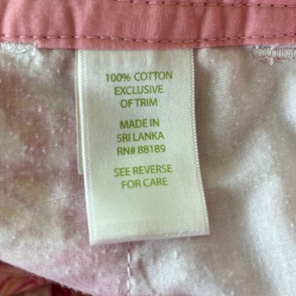 Lilly Pulitzer Callahan Shorts Sailors Valentine Mini Hotty Pink Shells Size 0 - Picture 5 of 6